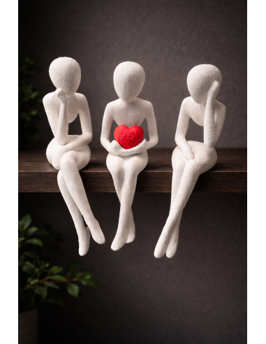 3D Printed Figures with Heart