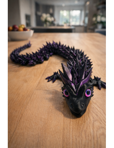 Flexible Kite 45cm – Black and Purple Flexible...