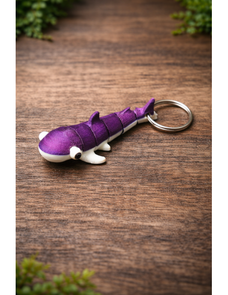 3D Printed Shark Keychain