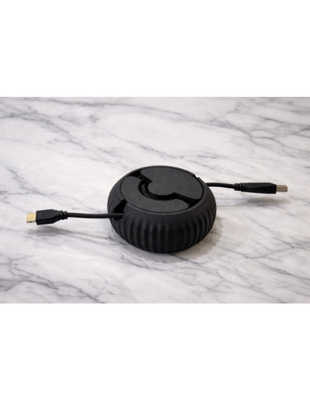 USB Kabel Opruller – Kompakt Kabelholder