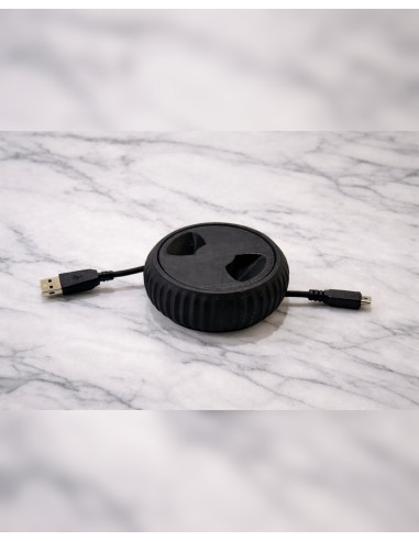 USB Cable Rewinder (1.5 m) - Compact cable holder