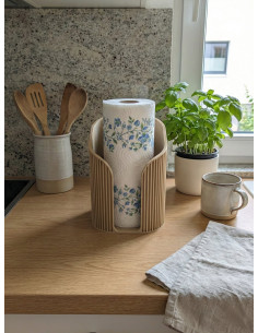 Kitchen towel holder in ribbed design 2