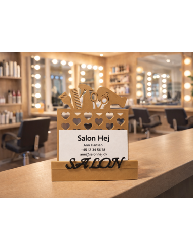 Salon Business Card Holder