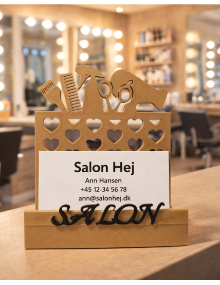 Salon Business Card Holder
