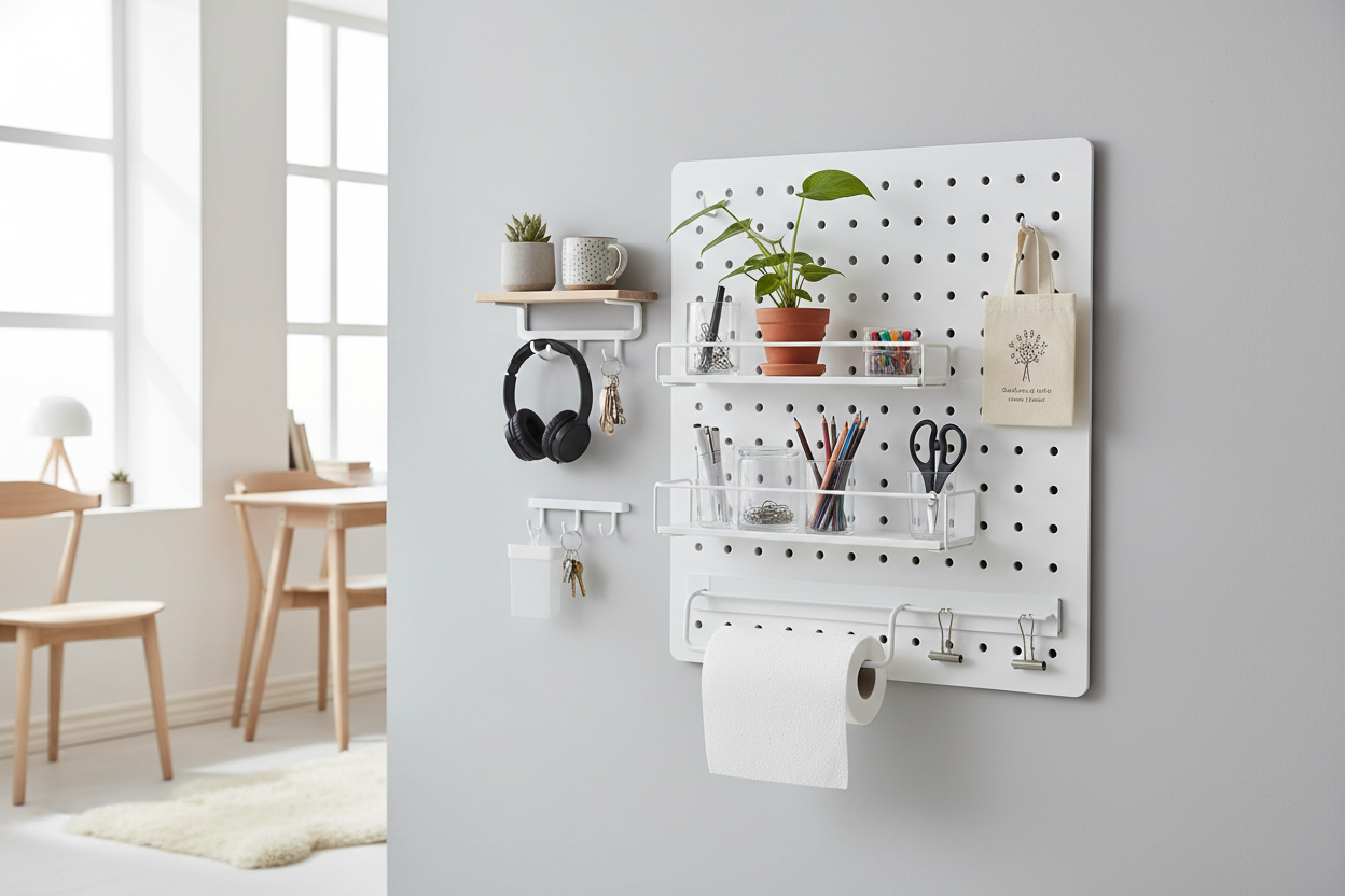 IKEA Skadis: 12 Smart Ways to Organise Your Desk