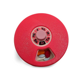 Weekly Pill Box with 7 Compartments – Push-Button Day Selector