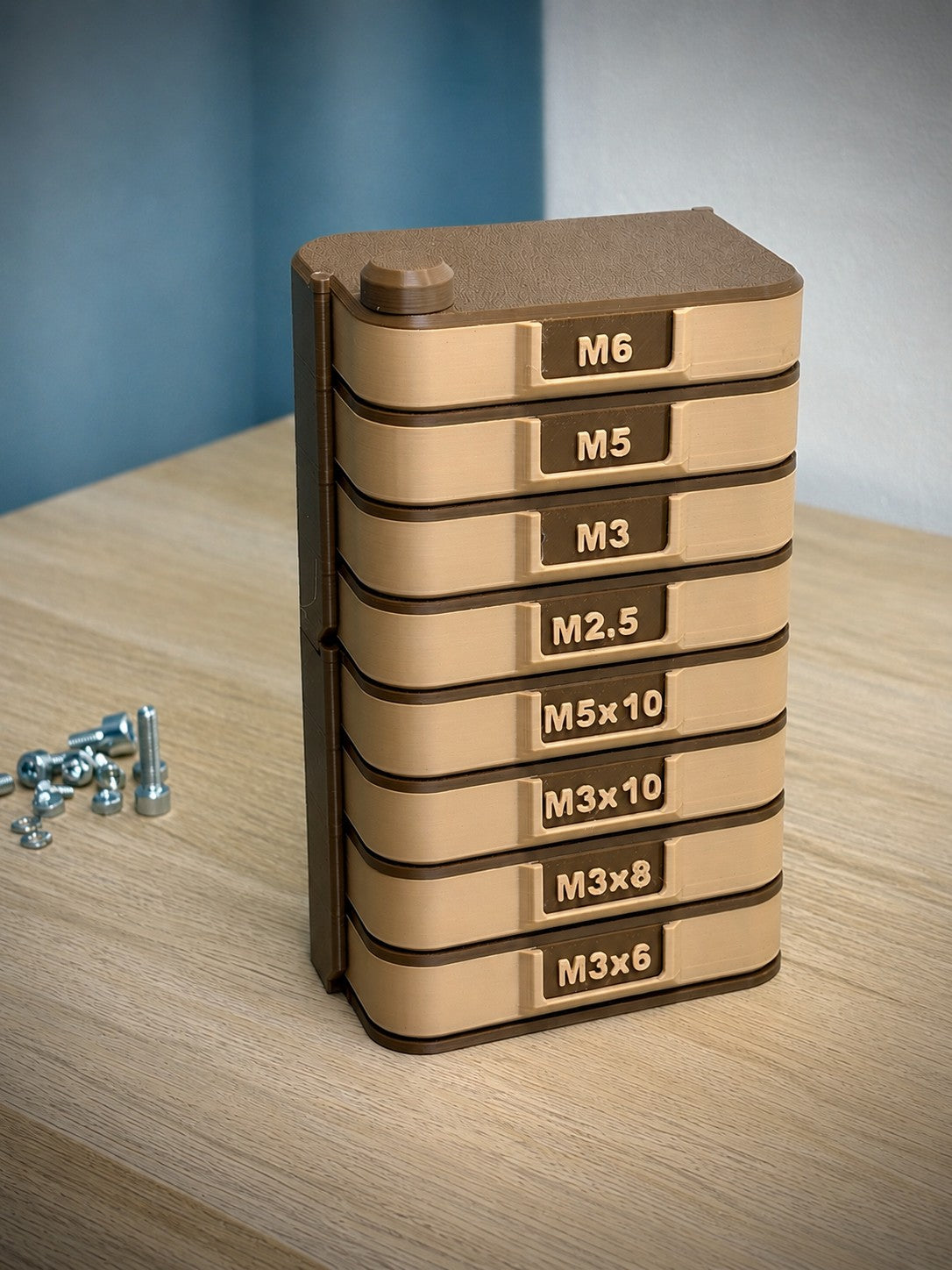Modular Stackable Storage Tower – Sort Small Parts