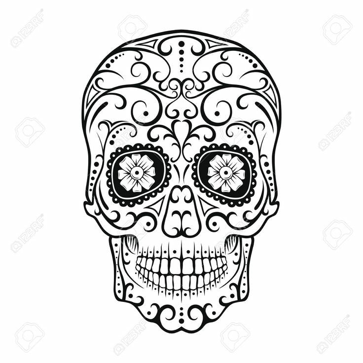 Day of the Dead Sugar Skull 22 – Decorative Figure