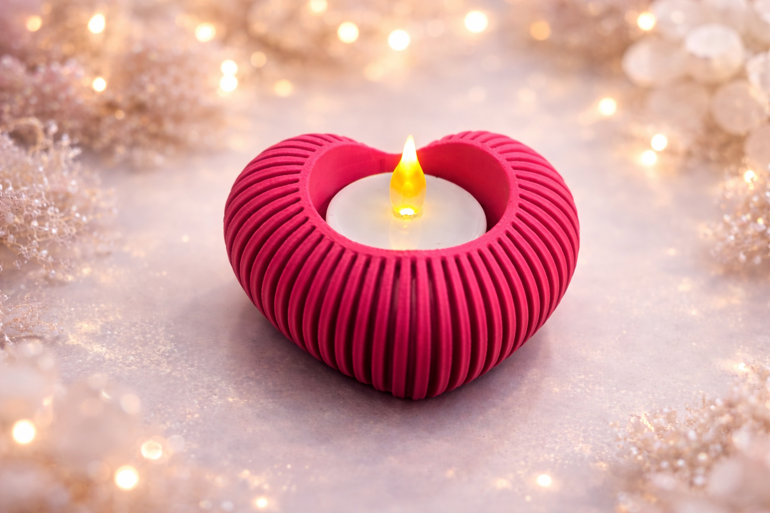 Fyrfadslys Holder Hjerte (inkl. LED fyrfadslys)_83.jpg