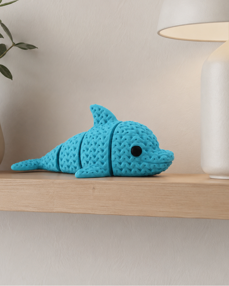 Delfin Figur – Havinspiret pynt til skrivebordet