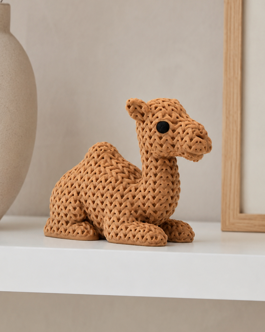 Camel Figurine – Desert-Inspired Decor