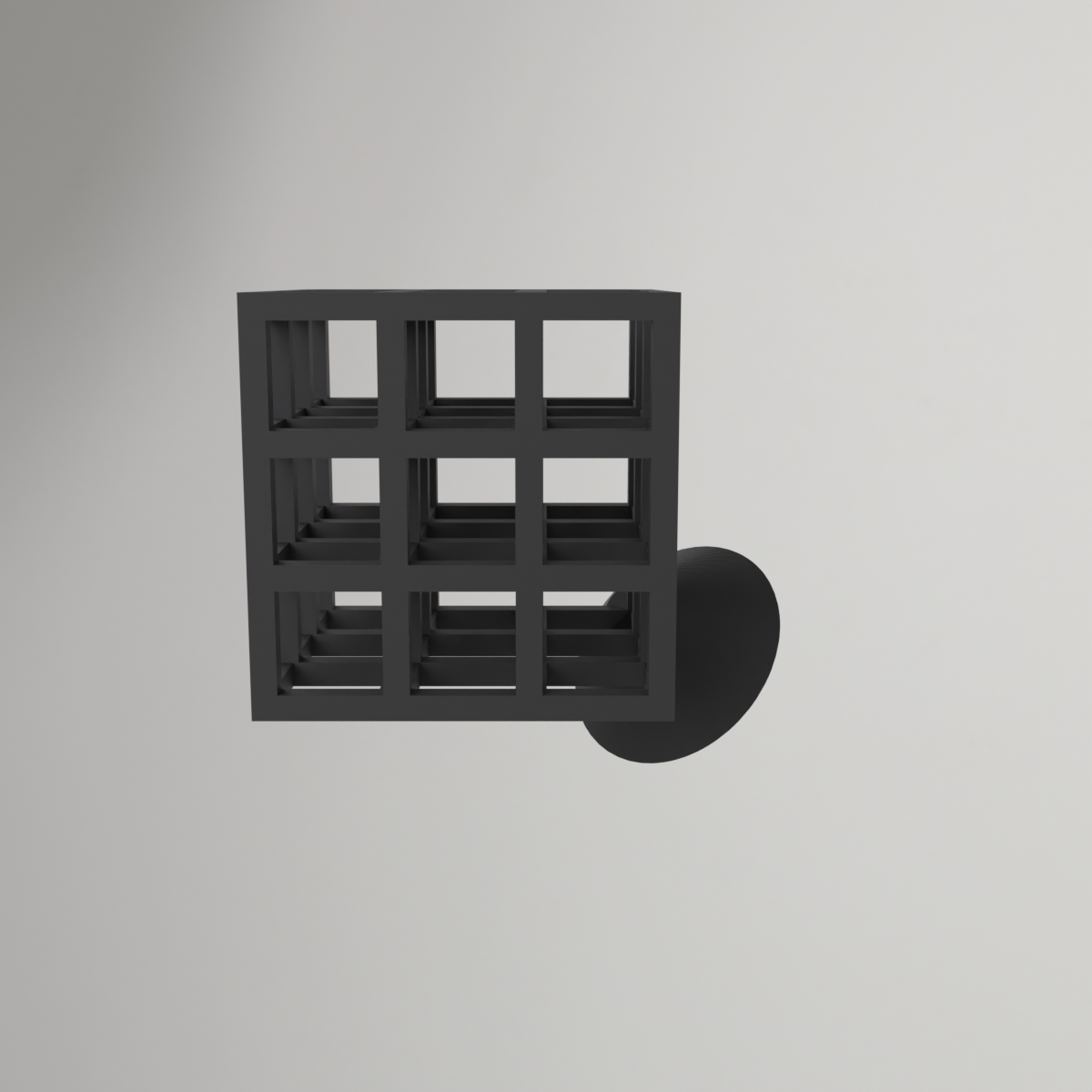 Infinity Cube With Base – No Supports Needed