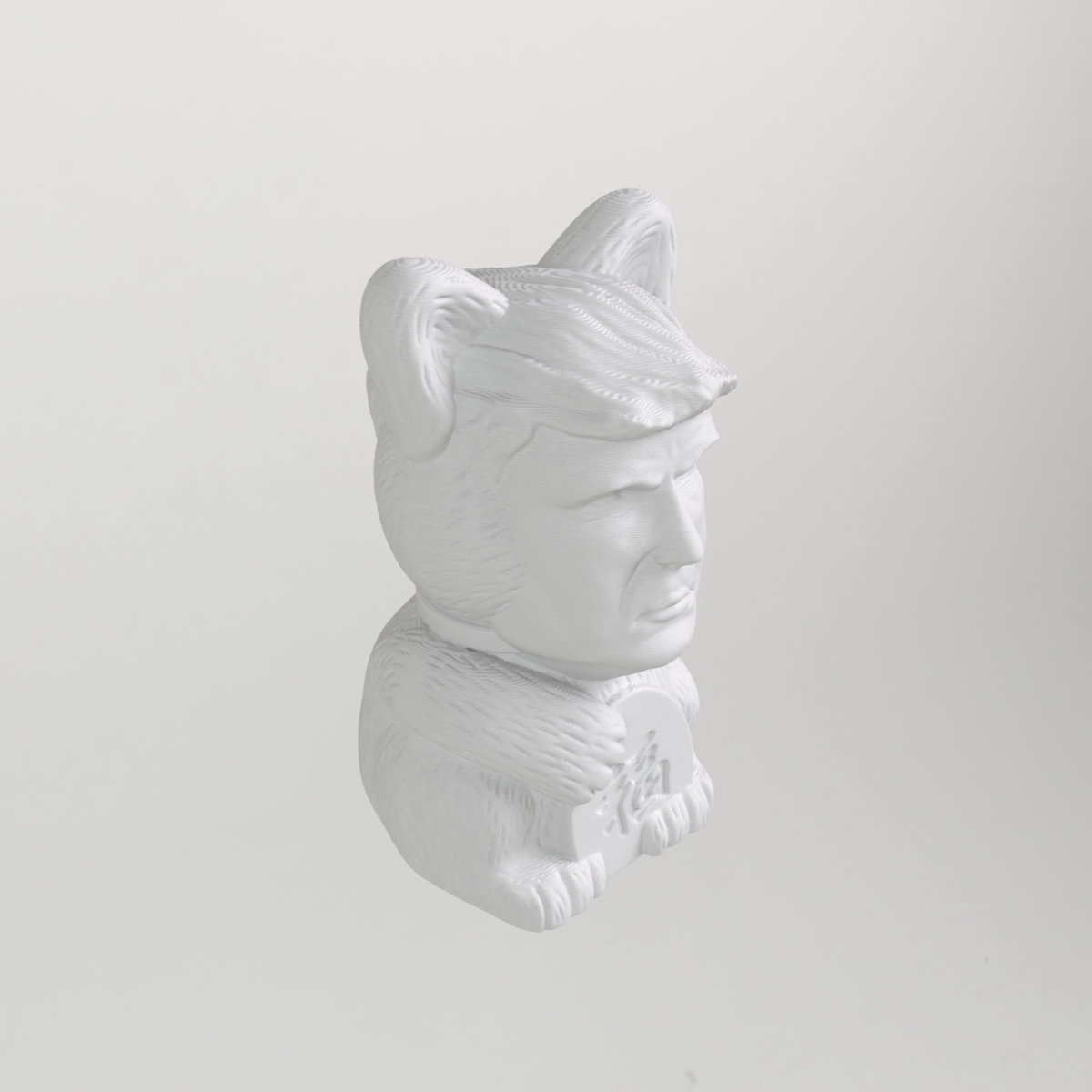 Cat Trump Statue — Funny Cat & Trump Remix Figure