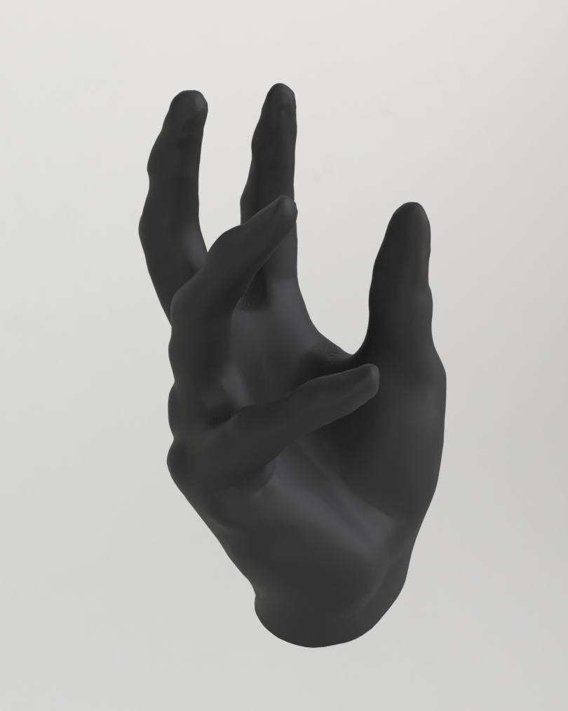 iPhone Hand Stand – 3D Scanned Smartphone Holder