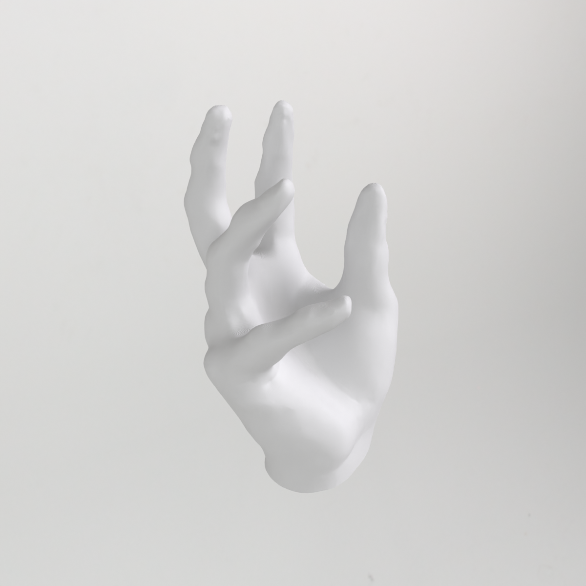 iPhone Hand Stand – 3D Scanned Smartphone Holder