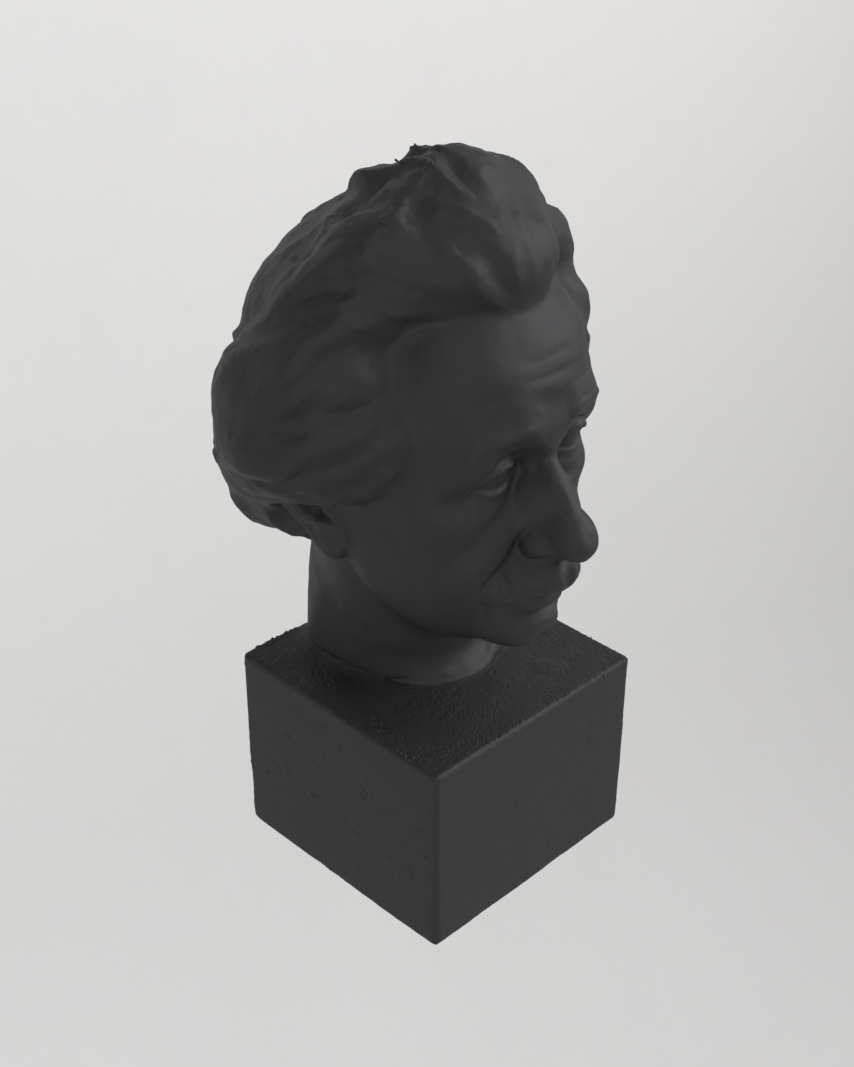 Albert Einstein Bust 3D Scan – 34 cm