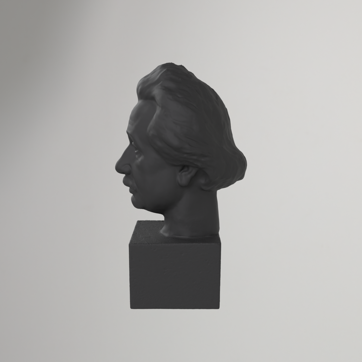 Albert Einstein Bust 3D Scan – 34 cm