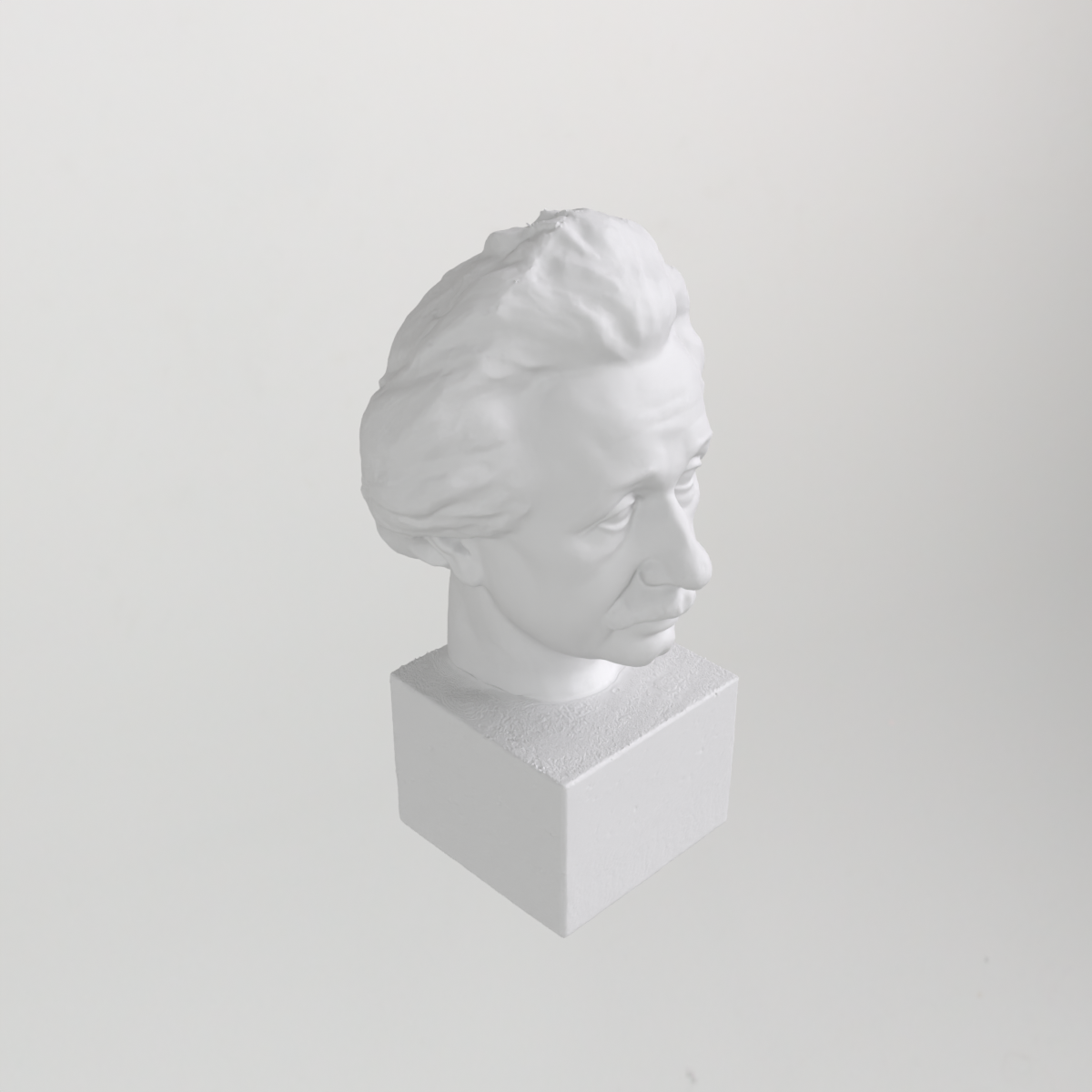 Albert Einstein Bust 3D Scan – 34 cm