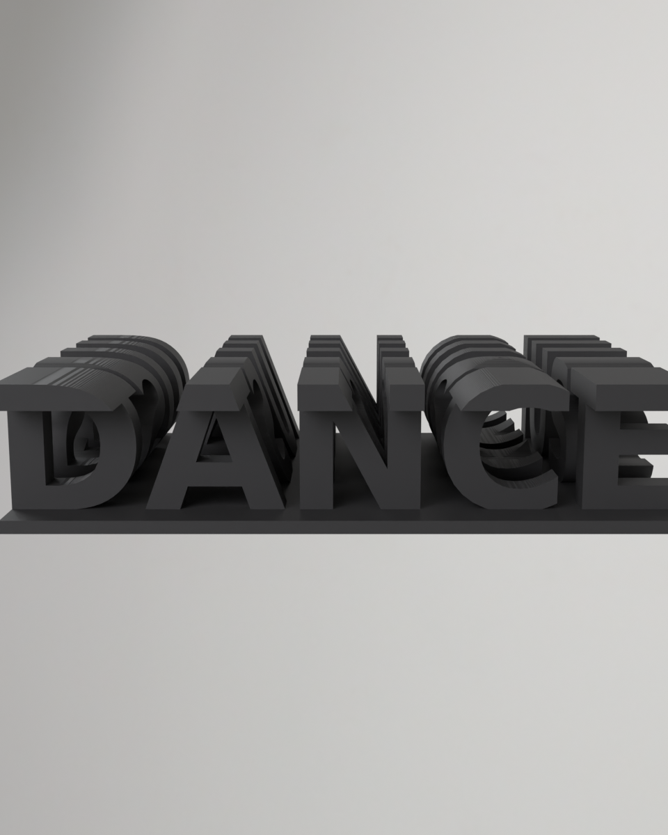 Just Dance Customized 3D Figure