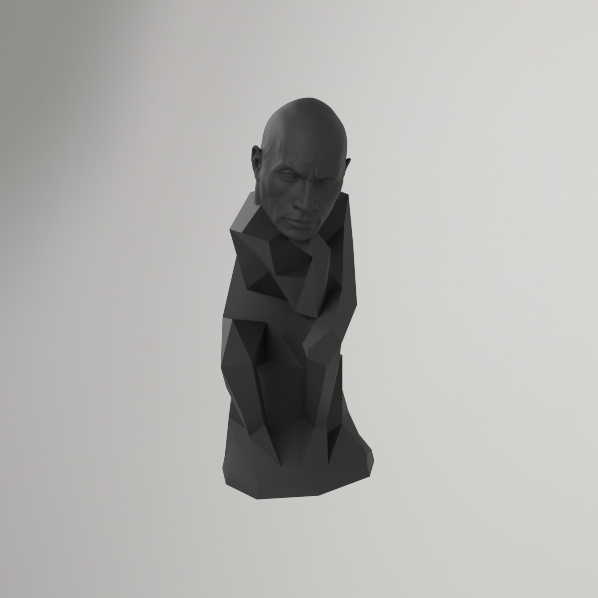 Dwayne "The Rinker" Johnson — The Thinker Statue