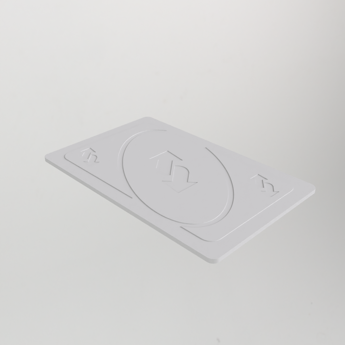 Uno Reverse Card – 3D Print for Dual Extrusion