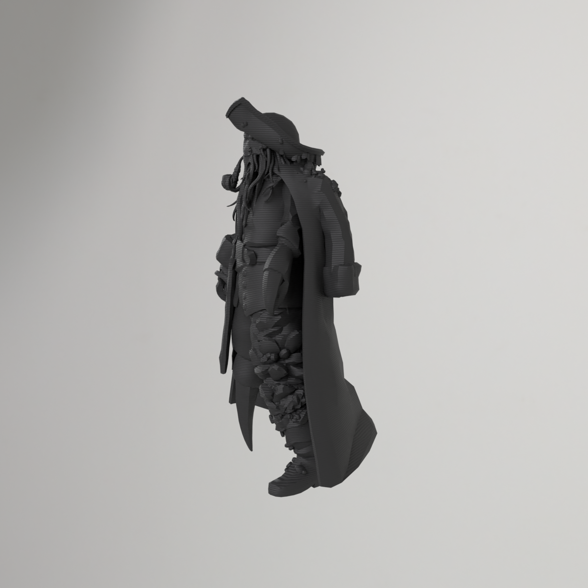 Davy Jones Pirate Figure – 3D Printed