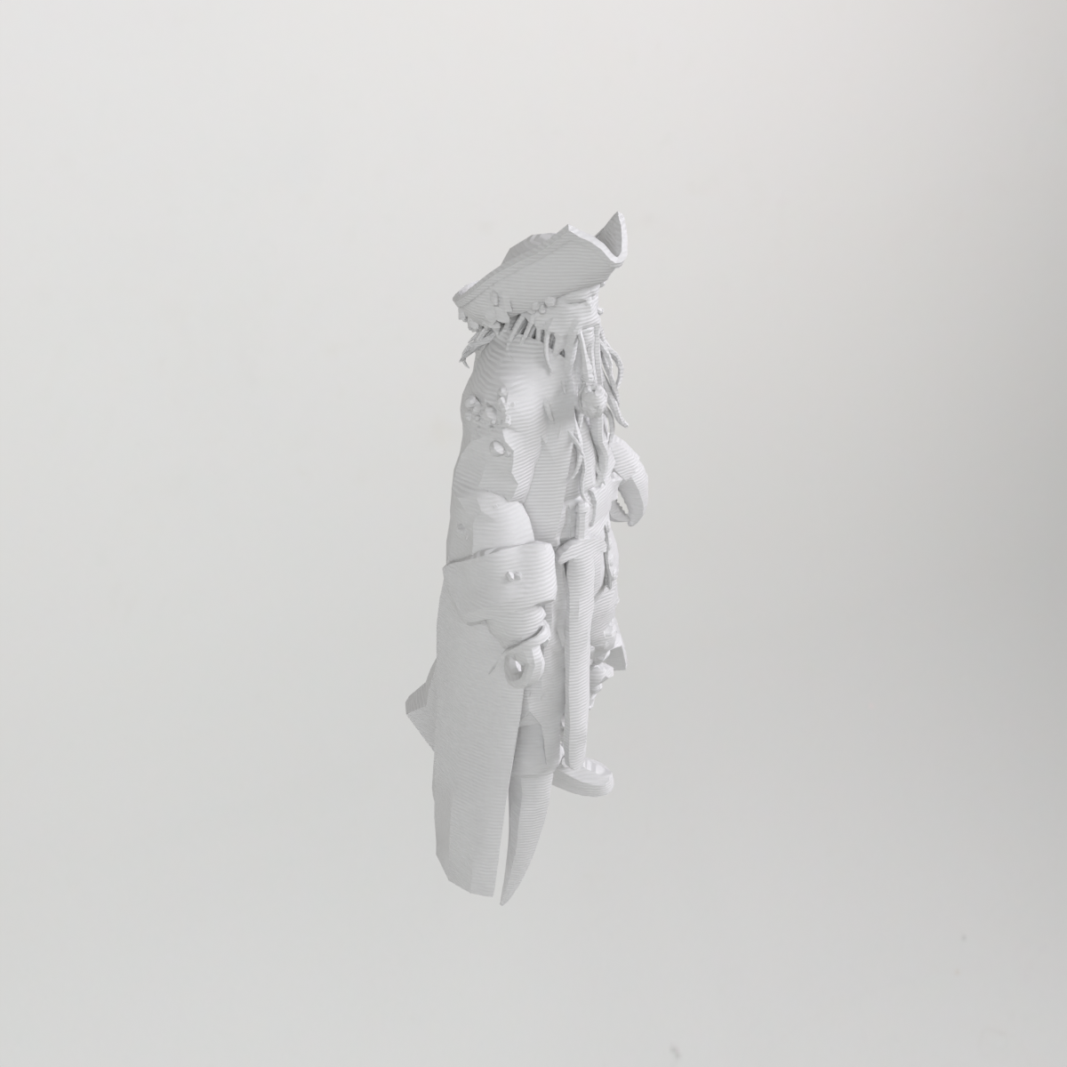 Davy Jones Pirate Figure – 3D Printed