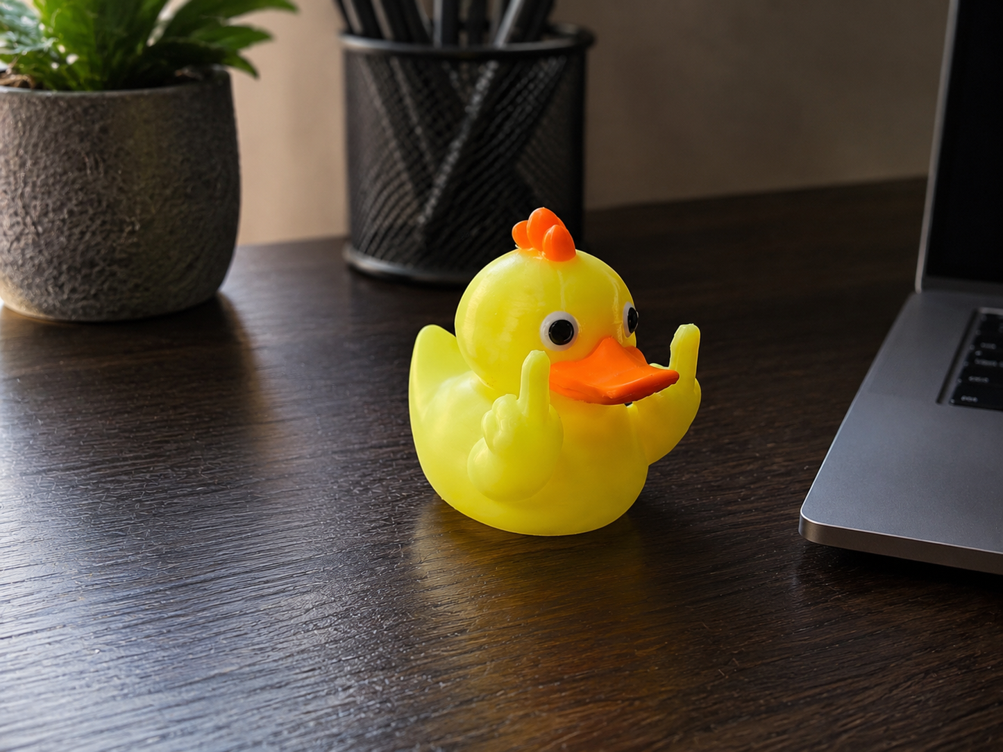 Duck You – fræk badeand med fuckfingre