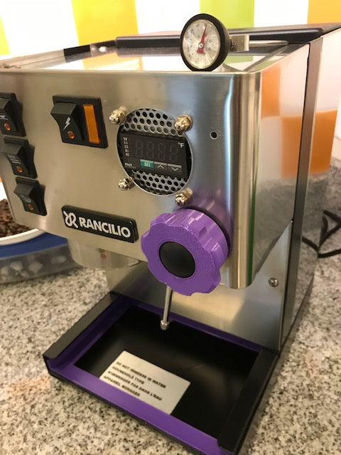 Opgradering til dampknappen på Rancilio Silvia – ergonomisk overtræk