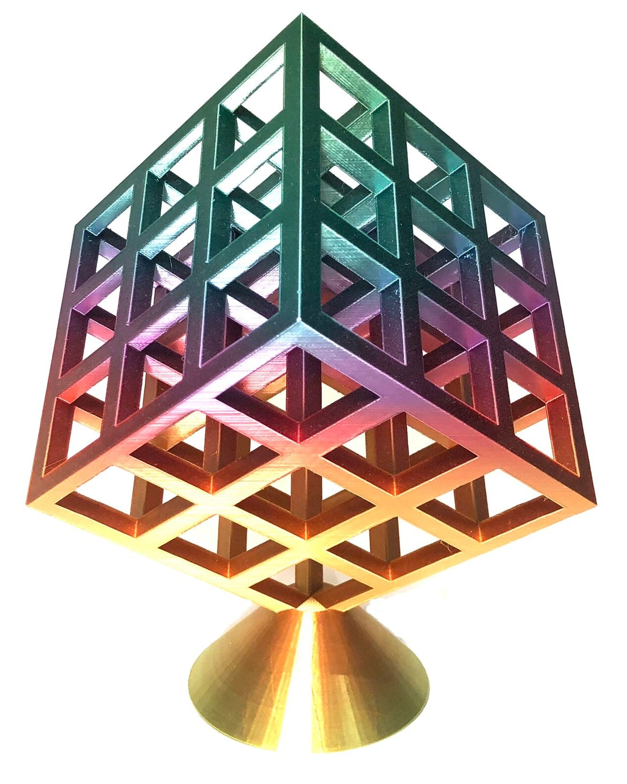 Infinity Cube With Base – No Supports Needed