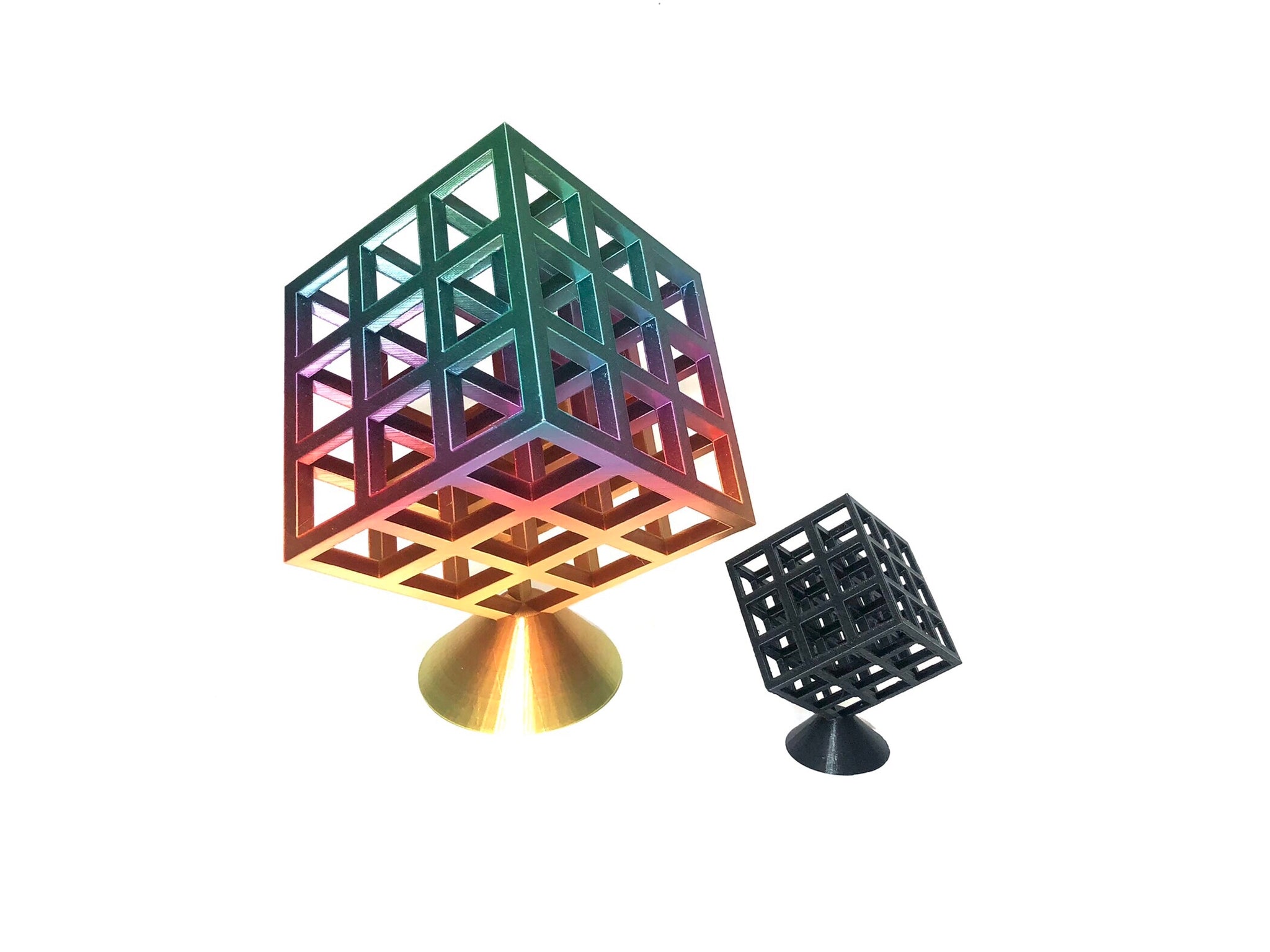 Infinity Cube With Base – No Supports Needed