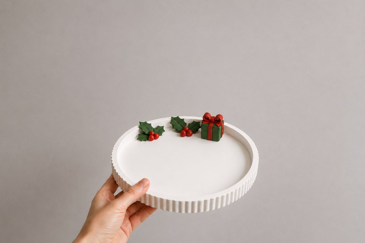 Lille julebakke til smykker og småting