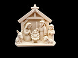 Julekrybbe med Maria, Josef og Jesusbarnet