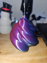 Snoet julekugle i spiralform