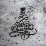 Julepynt til væggen med Merry Christmas