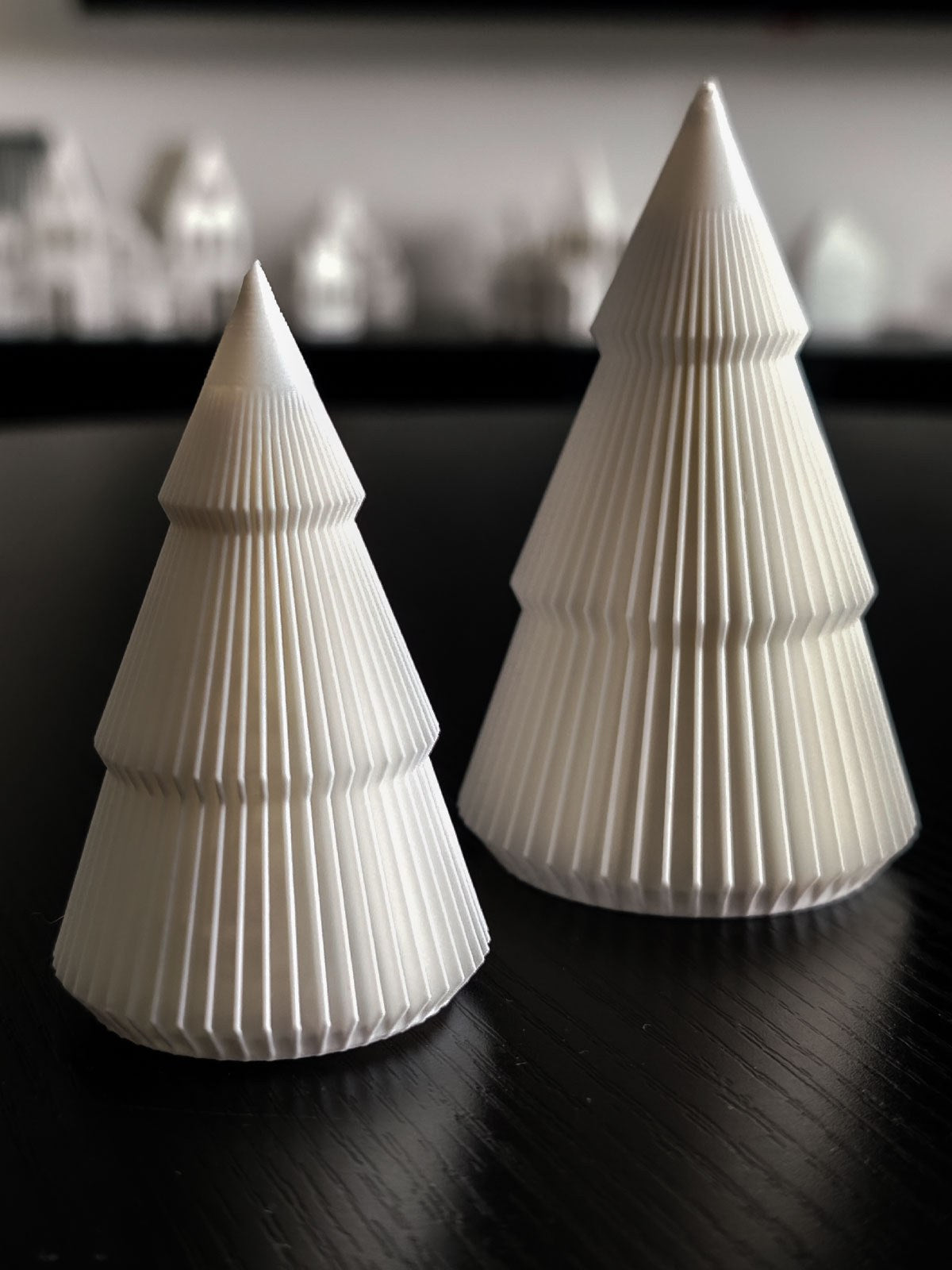 Minimalistiske minijuletræer