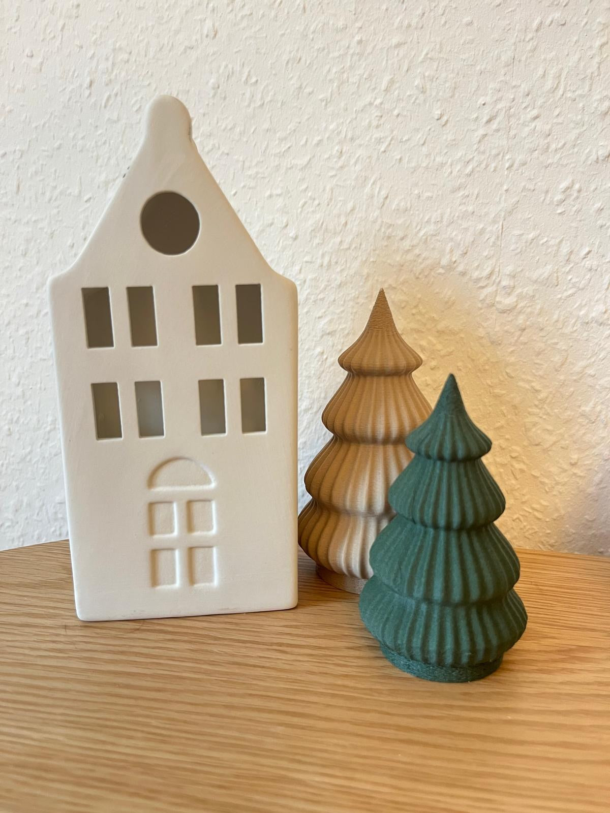 Moderne minimalistisk juletræsfigur