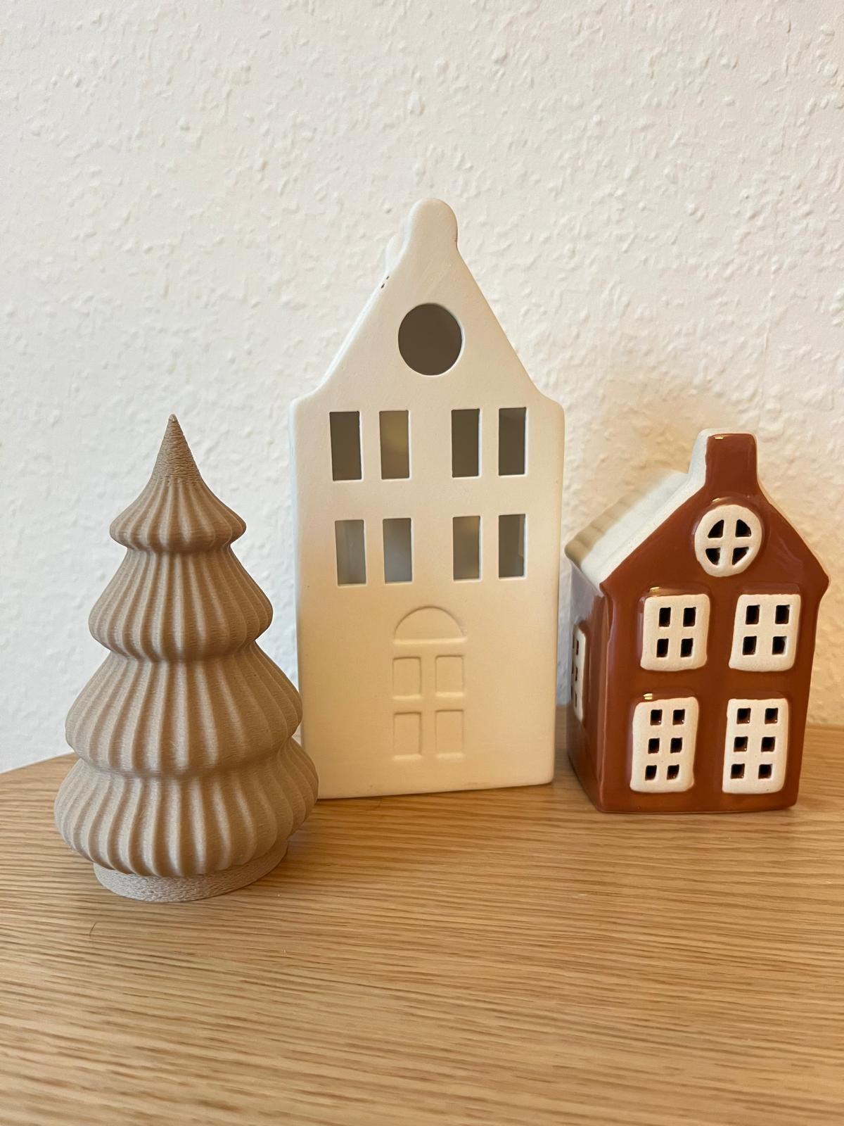 Moderne minimalistisk juletræsfigur