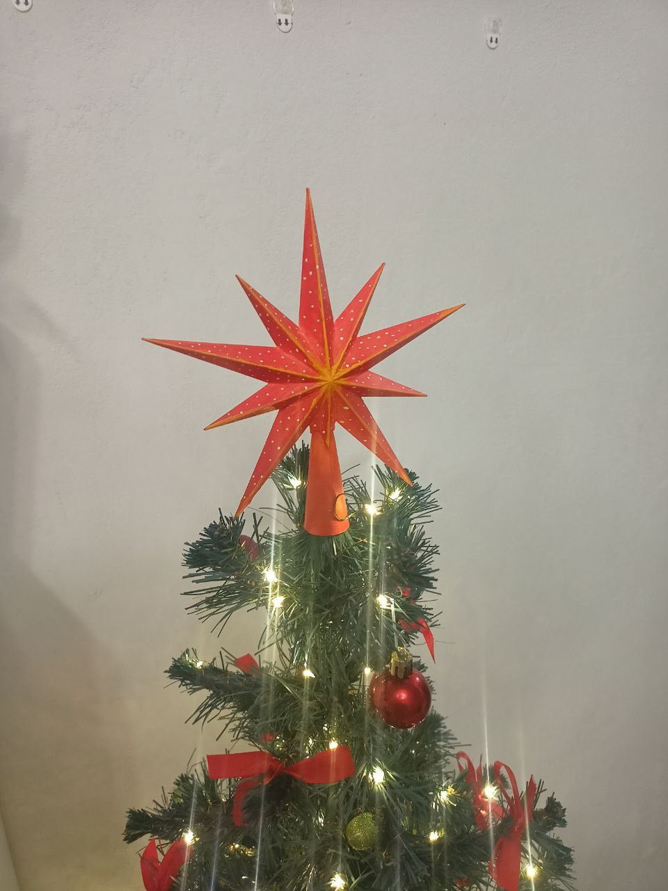 Juletræsstjerne med ti takker