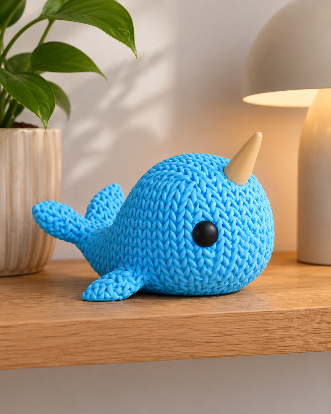 Narwhal Figurine – Calm Ocean Decor