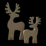 Sæt med rensdyrfigurer – minimalistisk julepynt
