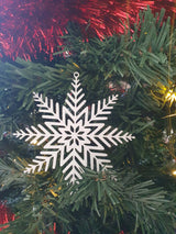 Snefnug som juletræspynt