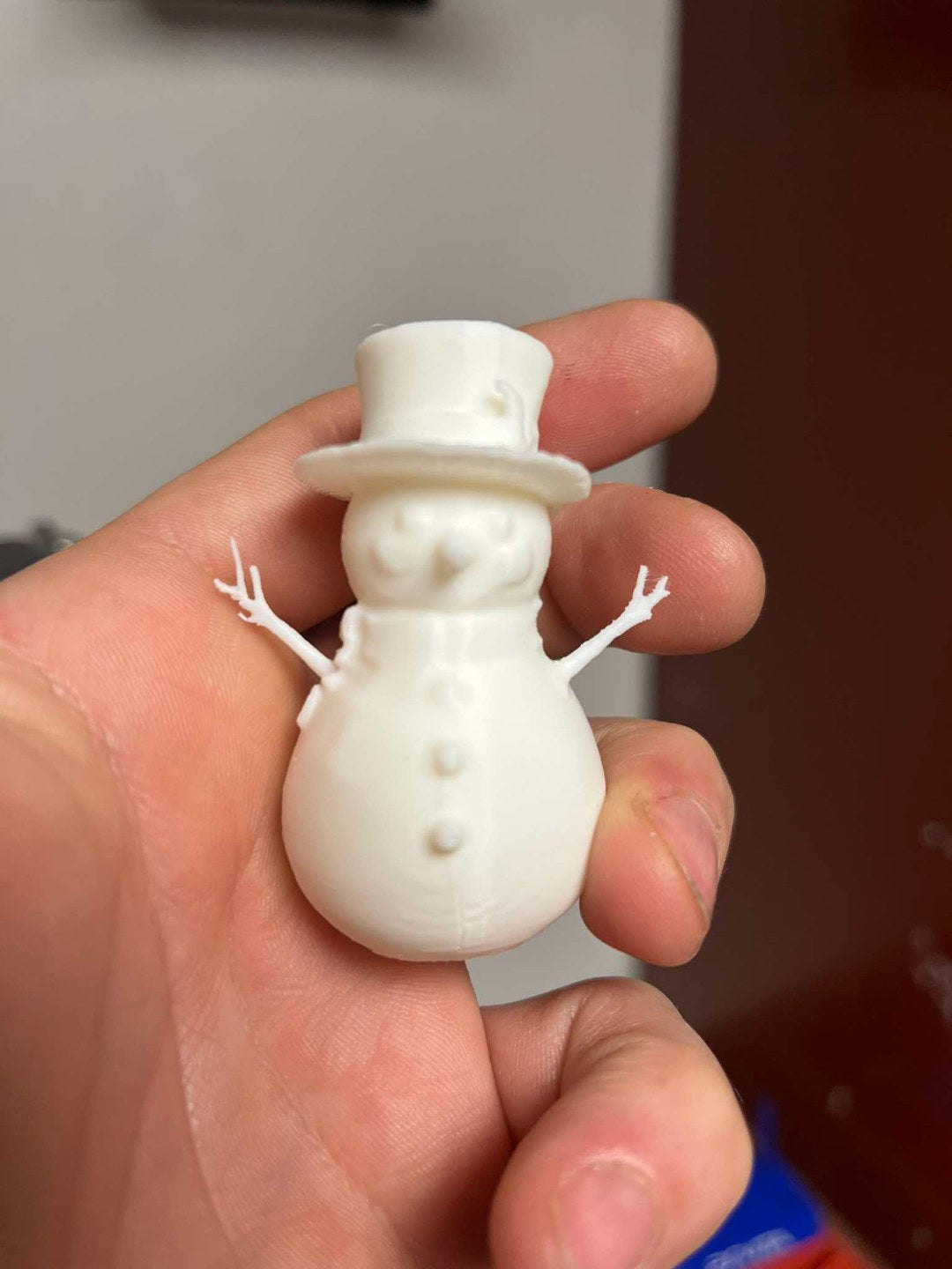 Sæt med 3 søde snemandsfigurer