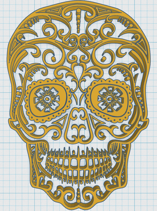 Day of the Dead Sugar Skull 22 – Decorative Figure