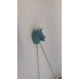 Wolf Bust Wall Hook Cover with Wire Cutouts