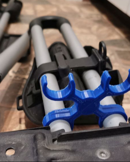 Wall Holder for Storing Thule Bike Racks