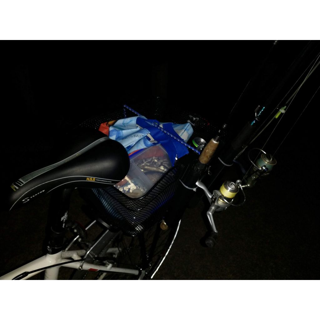 Bike Basket Fishing Rod Holder – Zip-Tie Mount