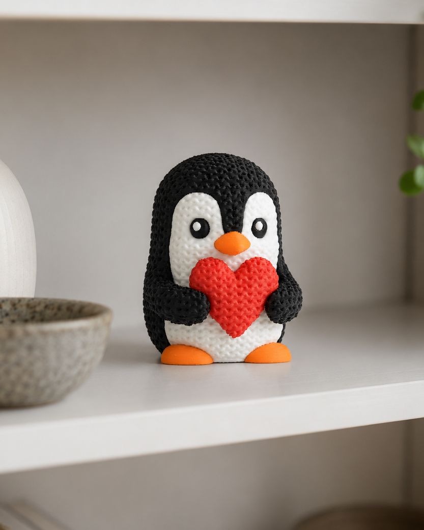Pingvin Figur – Sødt valentinspynt